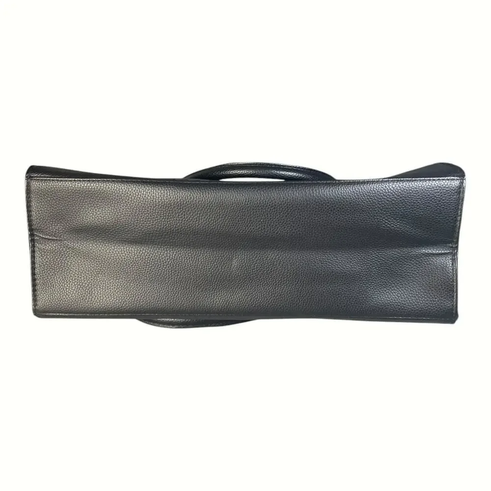 Mary Kay Black Faux Leather Consultant Tote Bag